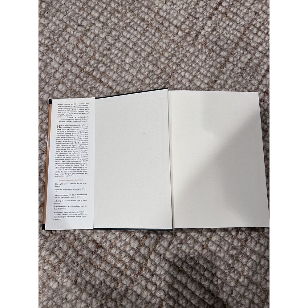 Psychologists’ Desk Reference Second Edition 2005 Hardcover Gerald Koocher et al - Picture 4 of 11